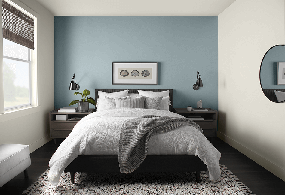 Cyan: Color of the millennium  Bedroom paint colors, Blue paint