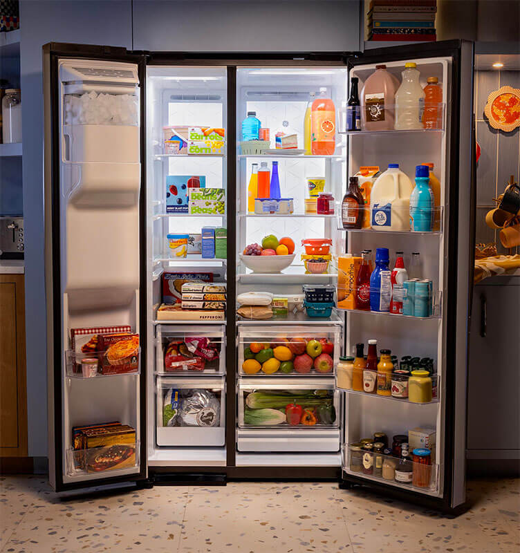 Garage Ready - Side by Side Refrigerators - The Home Depot