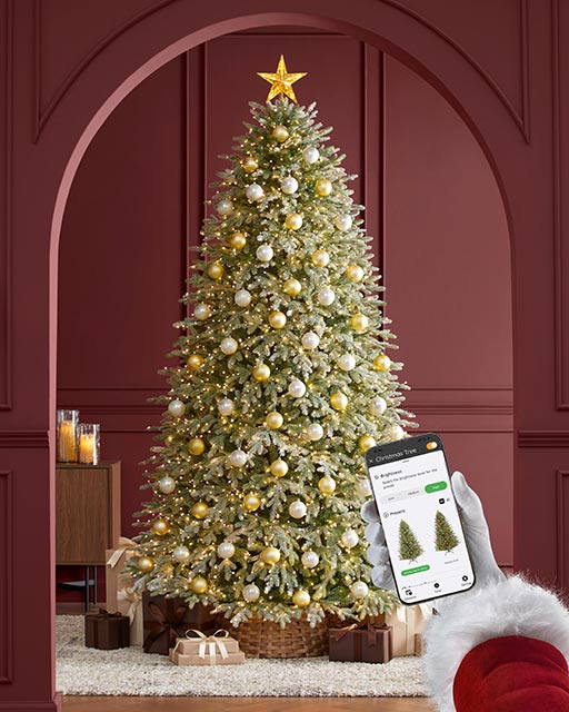 5 ft. Pre-Lit Wall Hanging Artificial Christmas Tree - The Home Depot