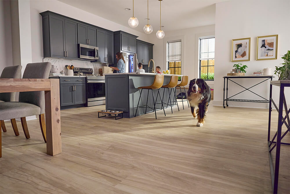 DuraDecor Weekend Warrior Roughcut Lumber Greige 3 MIL x 4-in W x 36-in L Peel & Stick Water Resistant Lux Vinyl Flg (20 sf/case)